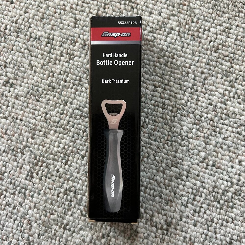 Snap-on Hard Handle Bottle Opener Dark Titanium SSX22P108